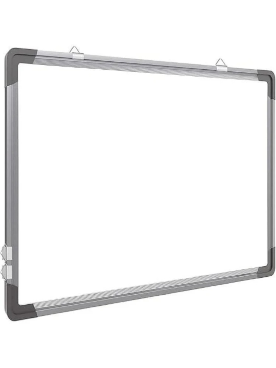 Eclet Non Magnetic 2 X 3 Feet Double Sided White Board and Chalk Board Front Side Whiteboard Marker Surface and Back Side Chalkboard Surface