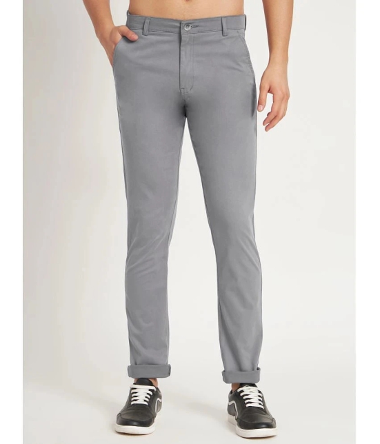 RAGZO Regular Flat Mens Chinos - Grey ( Pack of 1 ) - None