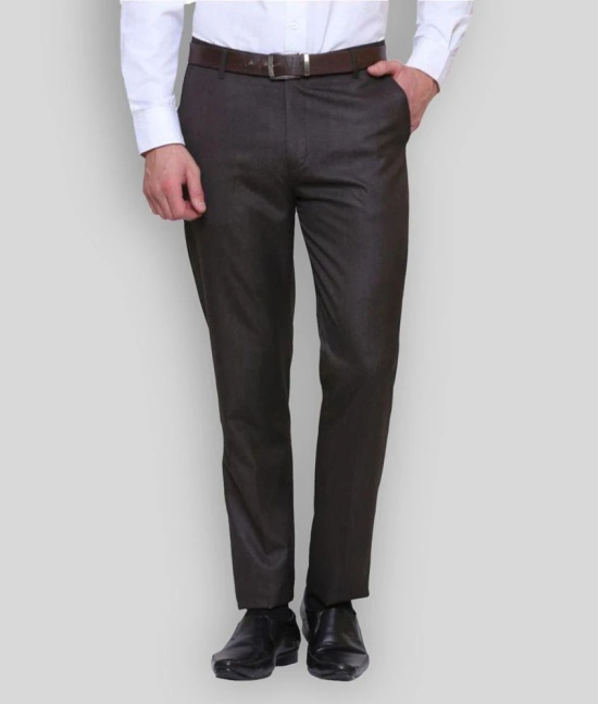 Inspire Clothing Inspiration - Brown Polycotton Slim - Fit Mens Formal Pants ( Pack of 1 ) - None