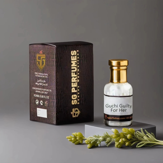 Guchi Guilty For Her Platinum Attar - SG Perfumes | 12ml & 24ml-24ml