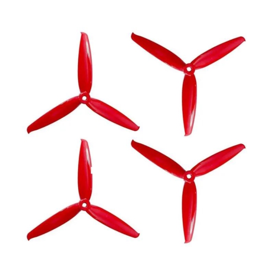 Orange HD 6042(6X4.2) Tri Blade Flash Propellers 2CW+2CCW 2 Pair Ferrari Red