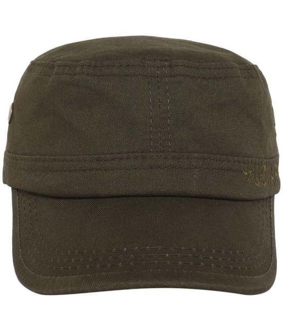 Zacharias Green Cotton Mens Cap ( Pack of 1 ) - Green