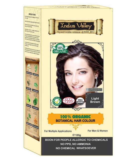 Indus Valley 100% Organic Botanical Light Brown