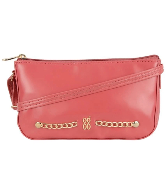 Baggit Pink PU Handheld - Pink