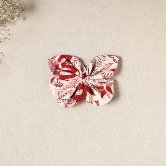 Handmade Fabric Butterfly Hair Clip 19