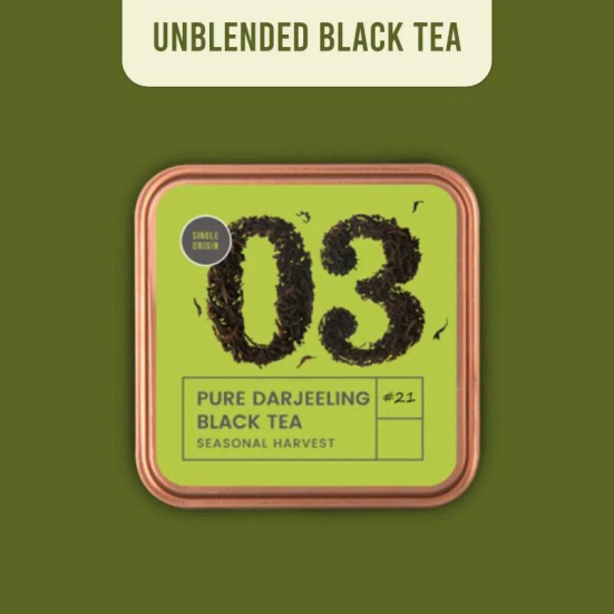 Pure Darjeeling Black Tea-50 gms Loose Leaf Tea | 25 Cups