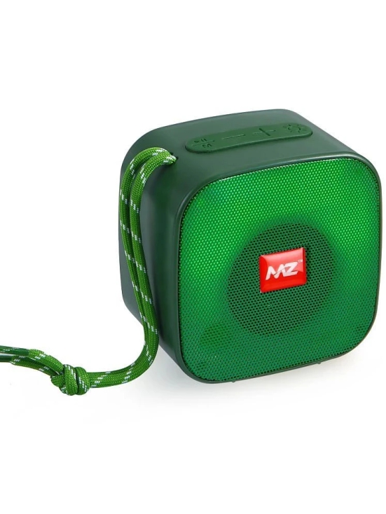 MZ M405SP 5 W Bluetooth Speaker Bluetooth V 5.0 with SD card Slot Playback Time 6 hrs Green - Green