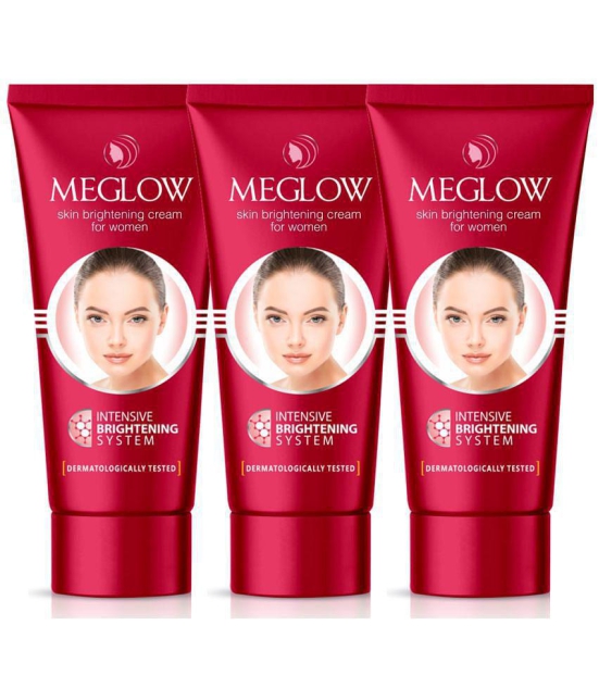 Meglow Fairness Cream for Women 50g (Pack of 3) 3 (150 g)