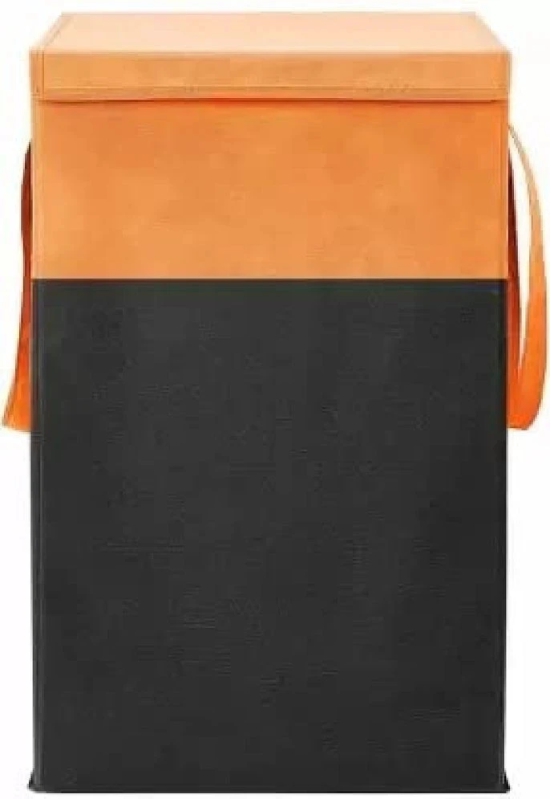 SH. NASIMA 75 L capacity Multi Colour Laundry Bag - Orange