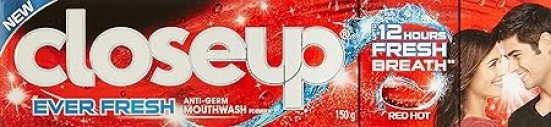 Closeup Ever Fresh Red Hot Toothpaste, 150 G(Savers Retail)