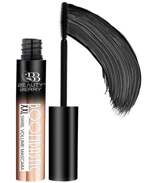 Beauty Berry Boombastic Waterproof Volume Smudge Proof, Quick Drying Mascara - Black 8ml (Pack of 1)