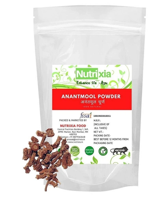 Nutrixia Food Anantmool Powder Hemidesmus indicus Powder 100 gm Pack Of 1