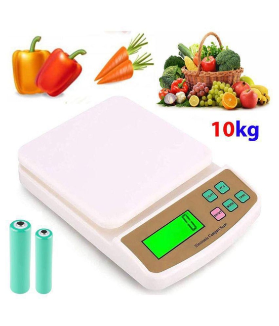 PE Digital Kitchen Weighing Scales Weighing Capacity - 10 Kg