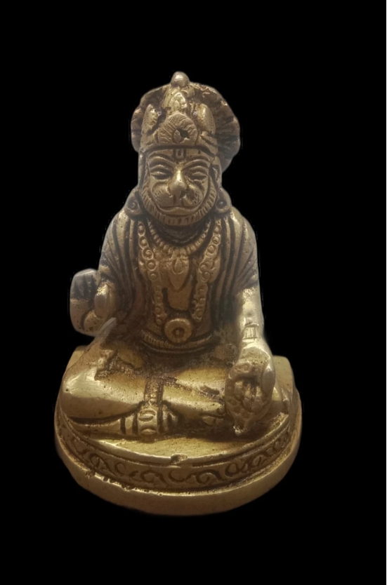 VRINDA METAL ART Brass Blassing Hanuman Idol Idol