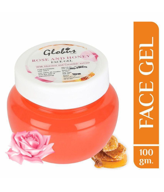 Globus Naturals Rose and Honey Face Gel Moisturizer 100 gm