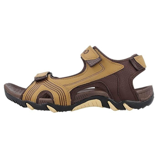 Walkaroo Men's Sports Sandal-Camel Tan