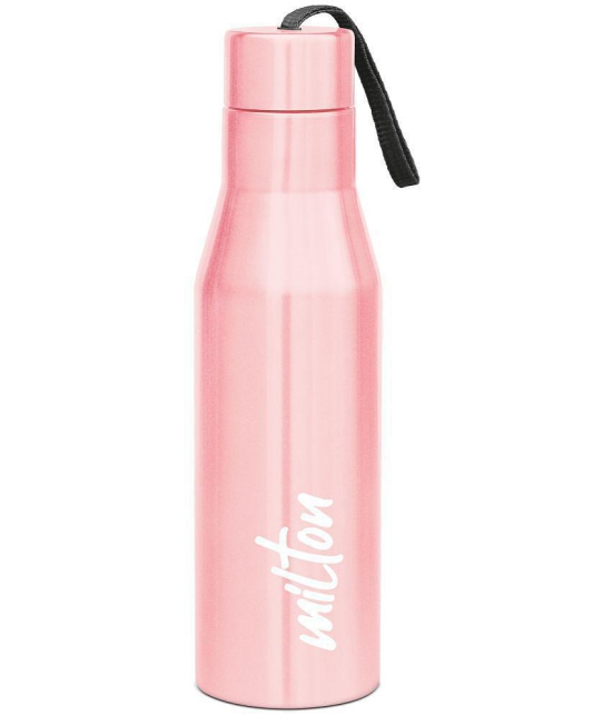 Milton - SUPER 750,LIGHT PINK Light Pink Water Bottle 650 mL ( Set of 1 ) - Light Pink