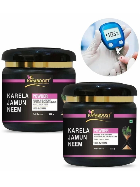 KAYABOOST Pure Karela Jamun and Neem Powder 400 gm