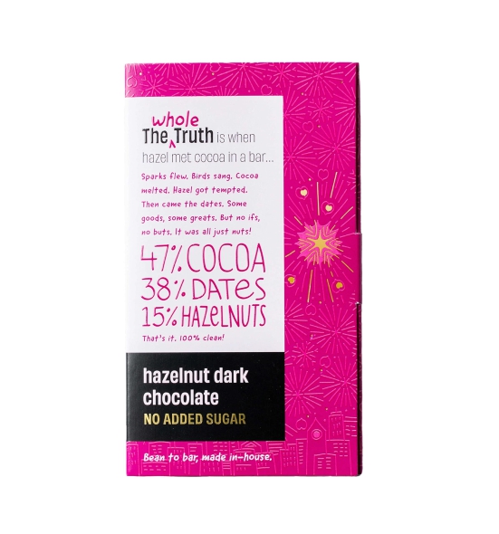 The Whole Truth Twt Dark Chocolate 55% With Hazelnut 80G, 1 Pc