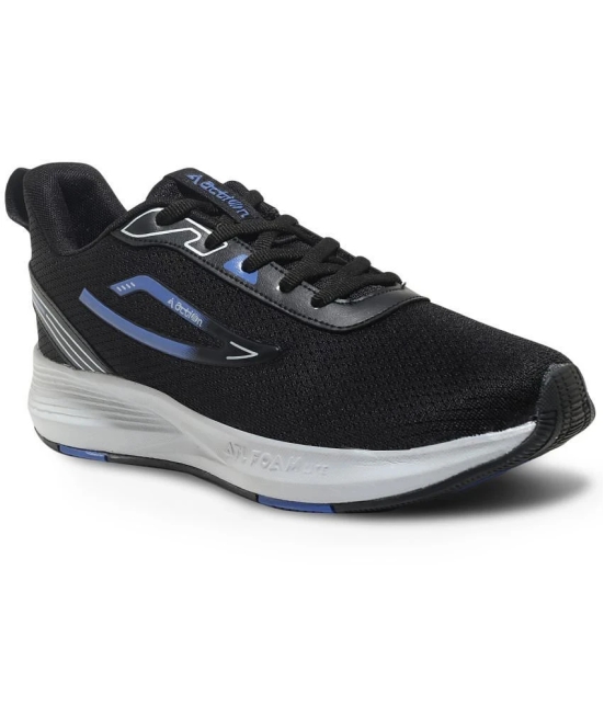 Action Sports Running Shoes Black Mens Sports Running Shoes - None