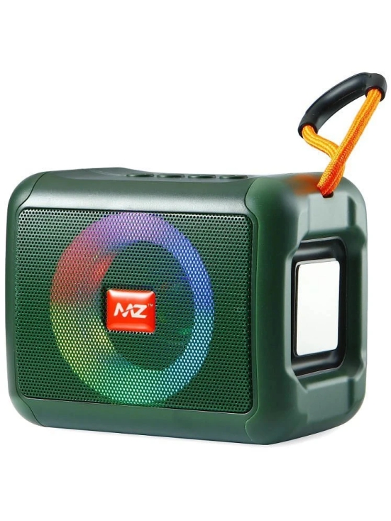 MZ M408SP 5 W Bluetooth Speaker Bluetooth V 5.0 with SD card Slot Playback Time 6 hrs Green - Green