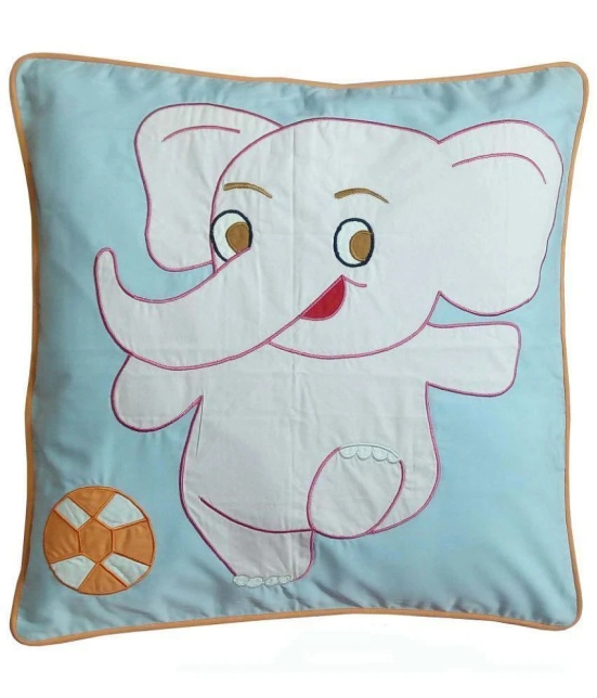 HugsnRugs Single Cotton Cushion Cover 40 x 40 cm (16 x 16) - Multi