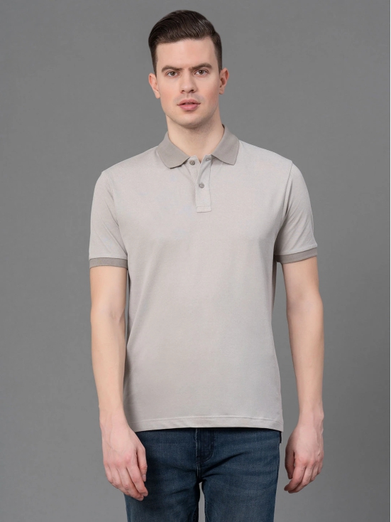 RedTape Melange Polo T-Shirt for Men | Comfortable & Stylish