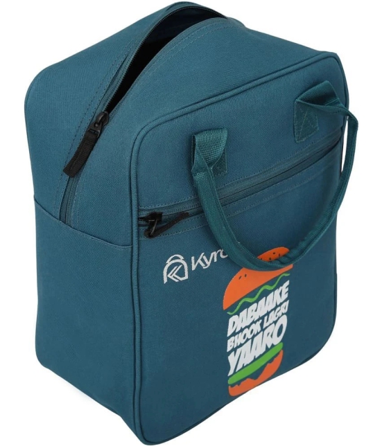 Kyros Green Polyester Lunch Bag Pack of 1 - Green