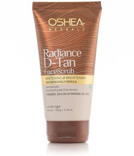 Oshea Herbals Radiance D-Tan Face Scrub 120Grams