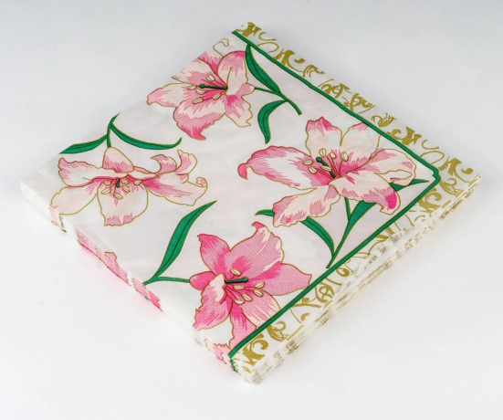 BLUSH BLOSSOM PAPER NAPKINS