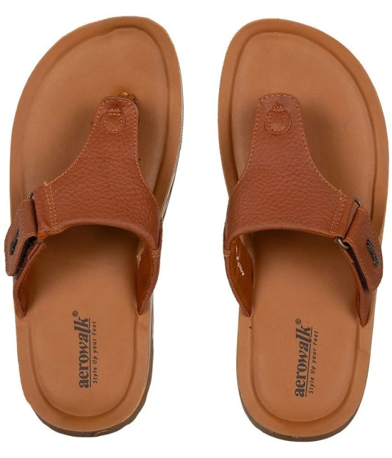 Aerowalk - Brown Mens Daily Slipper - None