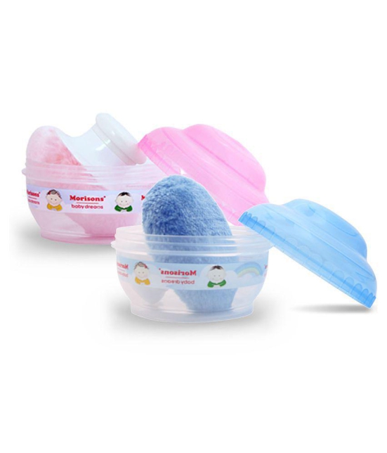 Morisons Baby Dreams Multi-Colour Soft Acrylic Powder Puff ( 2 pcs )