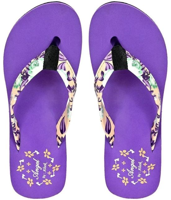 Altek Purple Womens Flip Flop - None