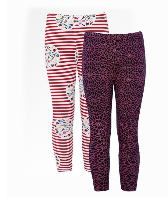 Naughty Ninos - Multi Cotton Girls Leggings ( ) - None