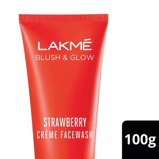 Lakme Strawberry Creme Face Wash - 100Gm