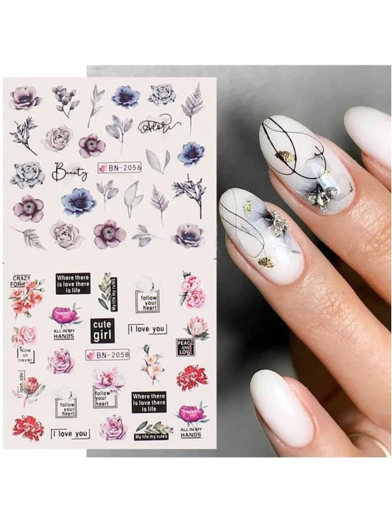 Lenon Assorted 3 Packet Nail Art Sticker 3D Effect 10 g