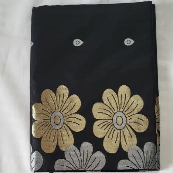 Lichi Silk Black Saree