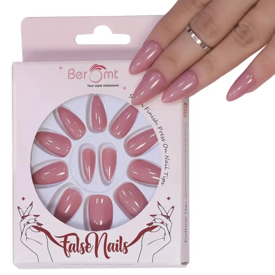 GLOSSY CLAWS NAILS (NAIL KIT INCLUDED)-Turkish Rose