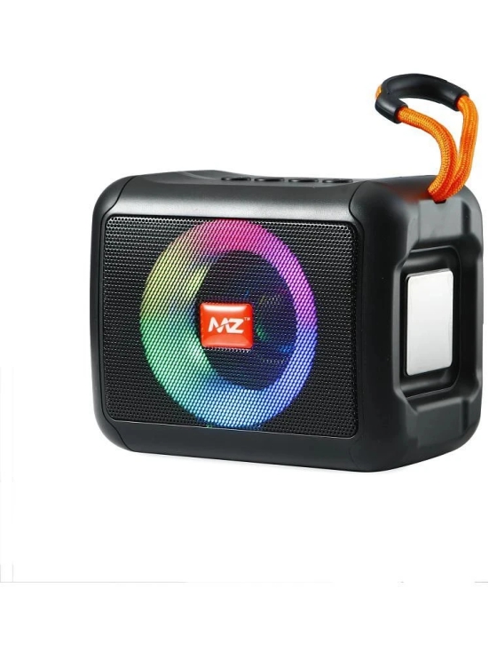 MZ M408SP 5 W Bluetooth Speaker Bluetooth V 5.0 with SD card Slot Playback Time 6 hrs Black - Black