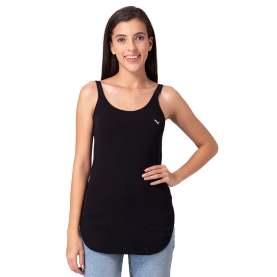 Women Cotton Camisole - Black Black M