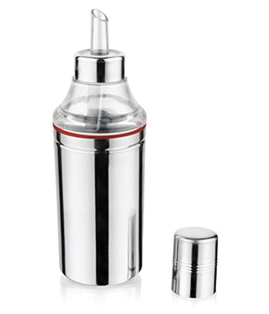 RELSA Home Select Steel Oil Container/Dispenser Set of 1 1000 mL - Stainless Steel