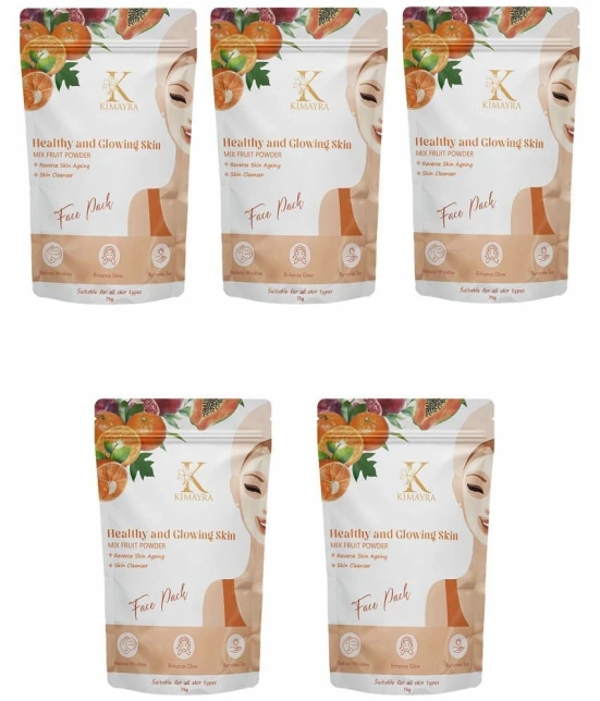 Kimayra - Radiant Glow Face Pack for All Skin Type ( Pack of 5 )