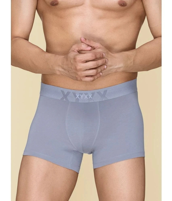 XYXX Cotton Mens Trunks ( Light Grey ) - None