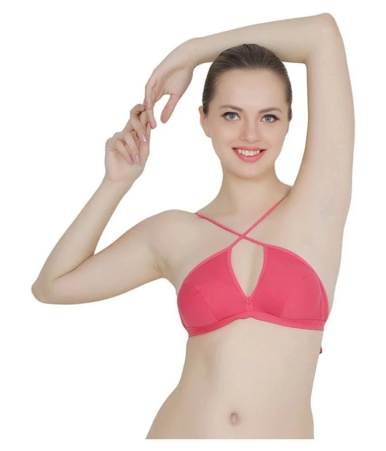 TCG Cotton Convertable Bra - Pink - 28