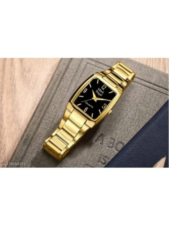 Mark Regal Gold Metal Analog Mens Watch