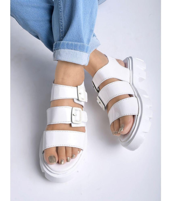 Shoetopia - White Women''s Sandal Heels - None