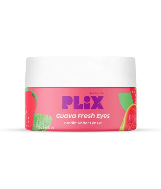 Plix Guava UnderEye Gel For Reducing Dark Circles & Puffy Eyes with 3% Niacinamide(15 g)