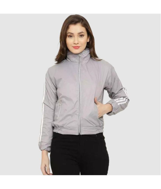 PPTHEFASHIONHUB - Polyester Grey Jackets - None