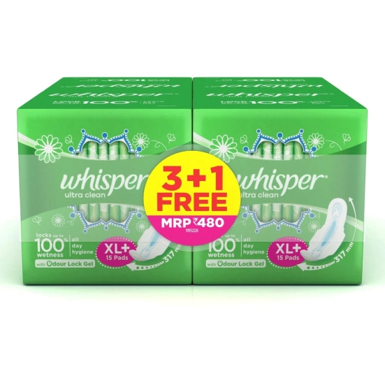 Whisper Xl Sanitary Pad + 60'S Bundle Pack