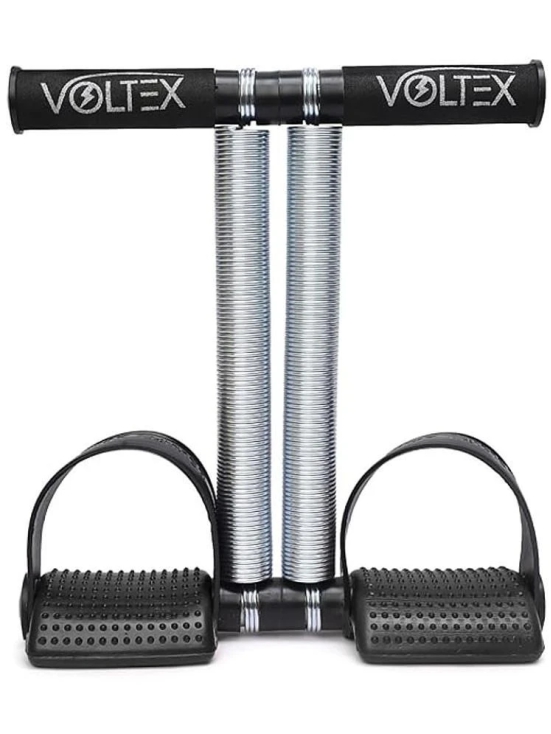 VOLTEX  Double Spring Tummy Trimmer Men and Women for Abs Workout Stomach Exercise Machine for Women and Men Exercise - Black